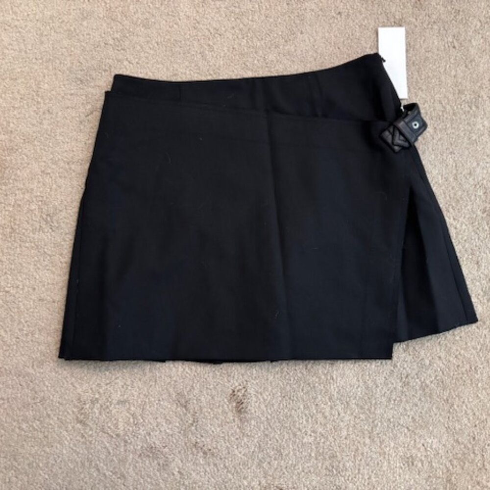 Helmut Lang Wool pleated mini skirt size 4